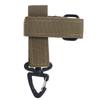 Triangle Quick Release Gloves Hook Rotatable-hanging Head Adjustable Molle Camping Carabiner Durable Safe Webbing Gloves Hook