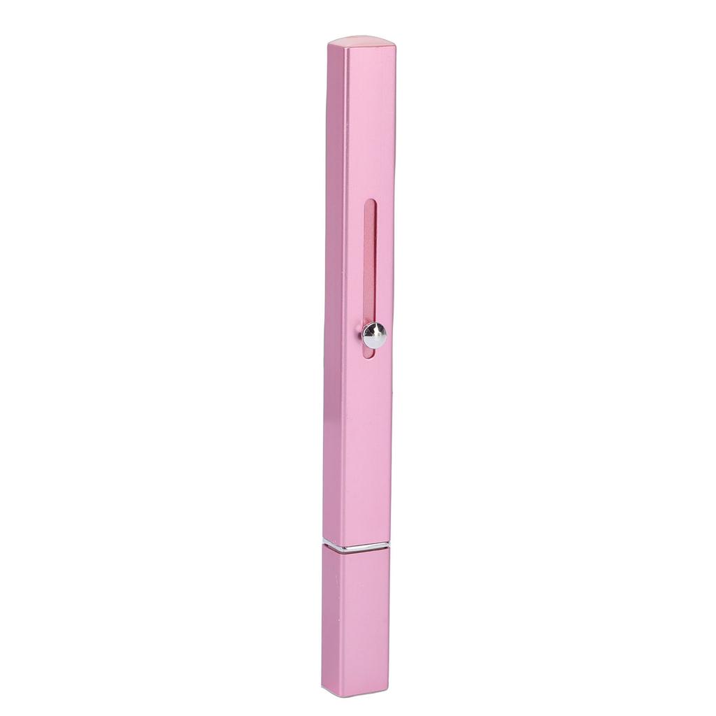 Retractable Lipstick Brush Dual Head Makeup Brush with Cover for Lip Liner Concealer Pink