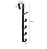 Behind the Door Coat Hook Hanger behind the Door Cabinet Wardrobe Dormitory Door Hook Storage Rack
