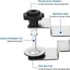 G-Shaped Drawer Panel Fixing Clip with Anti-Slip Design