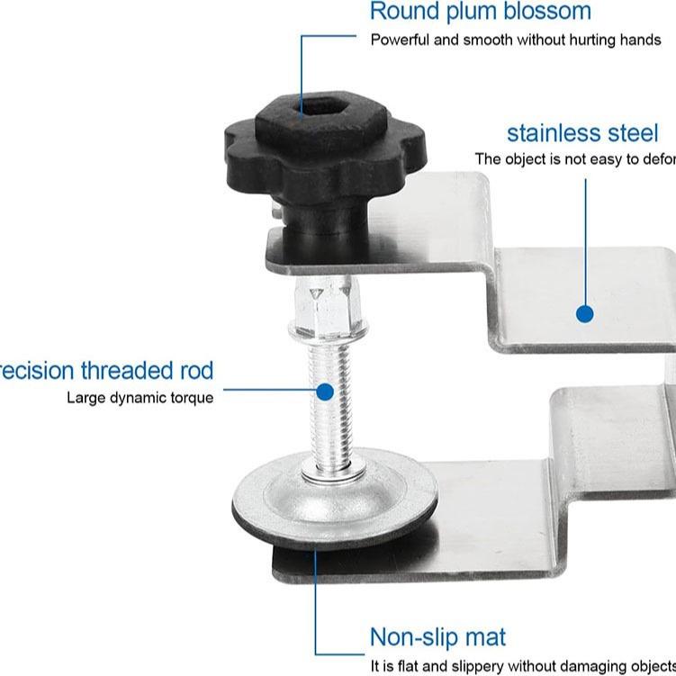 G-Shaped Drawer Panel Fixing Clip with Anti-Slip Design