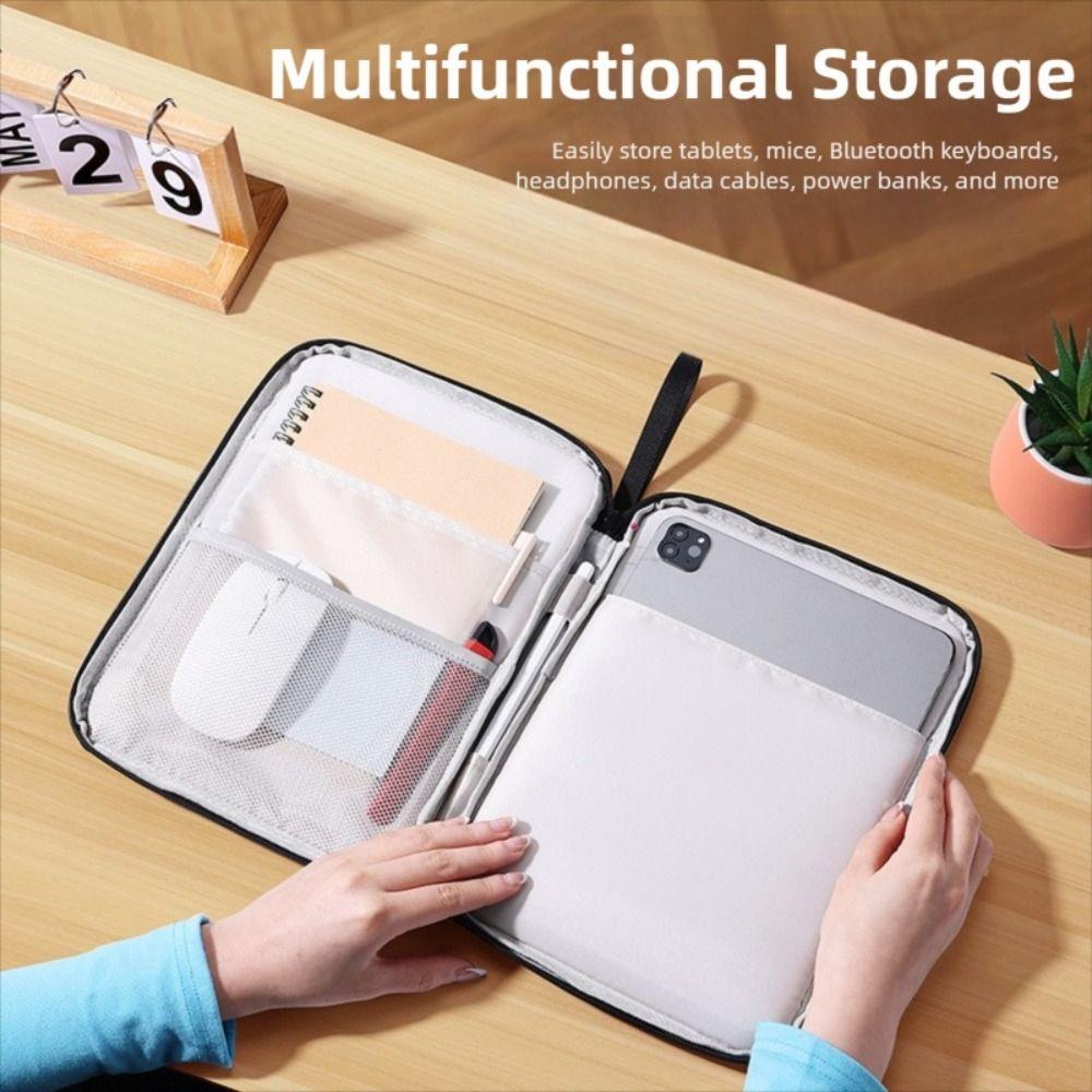 Custodia Universale per Tablet da 11/13 pollici Borsa Antiurto Grande Capacità Borsa da Trasporto con Manico Borsa Multistrato per Laptop