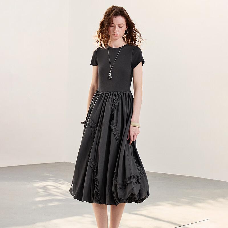 Chuyu Women's Summer Retro A-Line Petal Dress