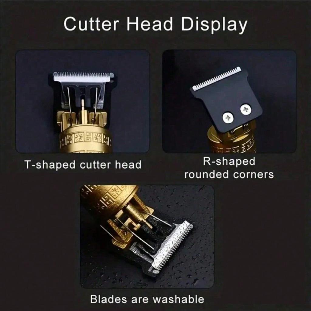 T9 Hair Clippers For Men Vintage Hair Cutting Machine Beard Trimmer Kits Body Hair Shaving Barber Beard Trimmer Electric Shaver