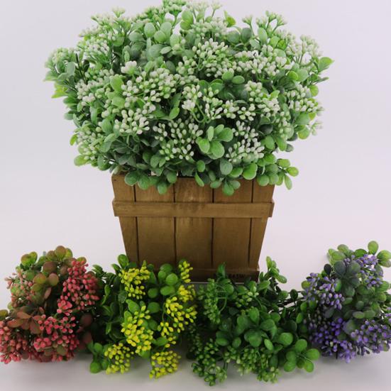 1Pc Artificial Plant Berry Garden Flower Arrangement Living Room Bonsai Decor