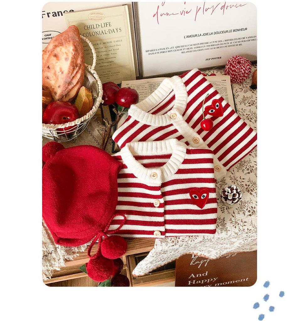 Spring & Autumn Family Sweater Set: Fashionable Knit Outfits for Baby, Mother-Son, or Mother-Daughter