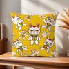 Manga anime T-Turbo Granny cat Comfortable soft Pillow Case for Sofa Living Room Home office Decor and Protective Covers