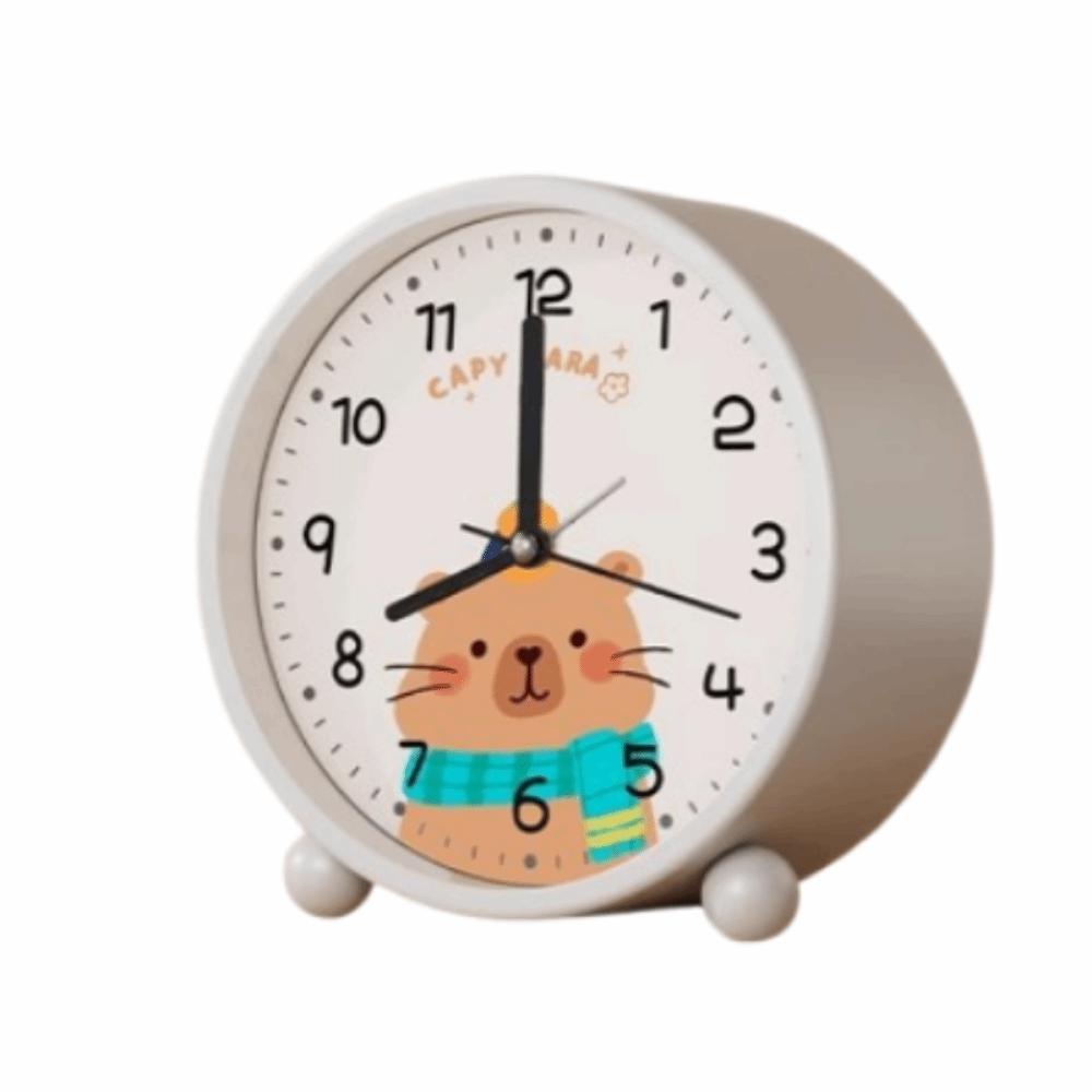 Silent Quite Tabletop Alarm Timer Cartoon Desk Clock Time Planning Clock  Desk Decoration