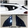 Car Styling Rear Window Triangle Shutters Blinds Cover Side Tuyere Trim External Accessories Fit For Hyundai Tucson 2016 -