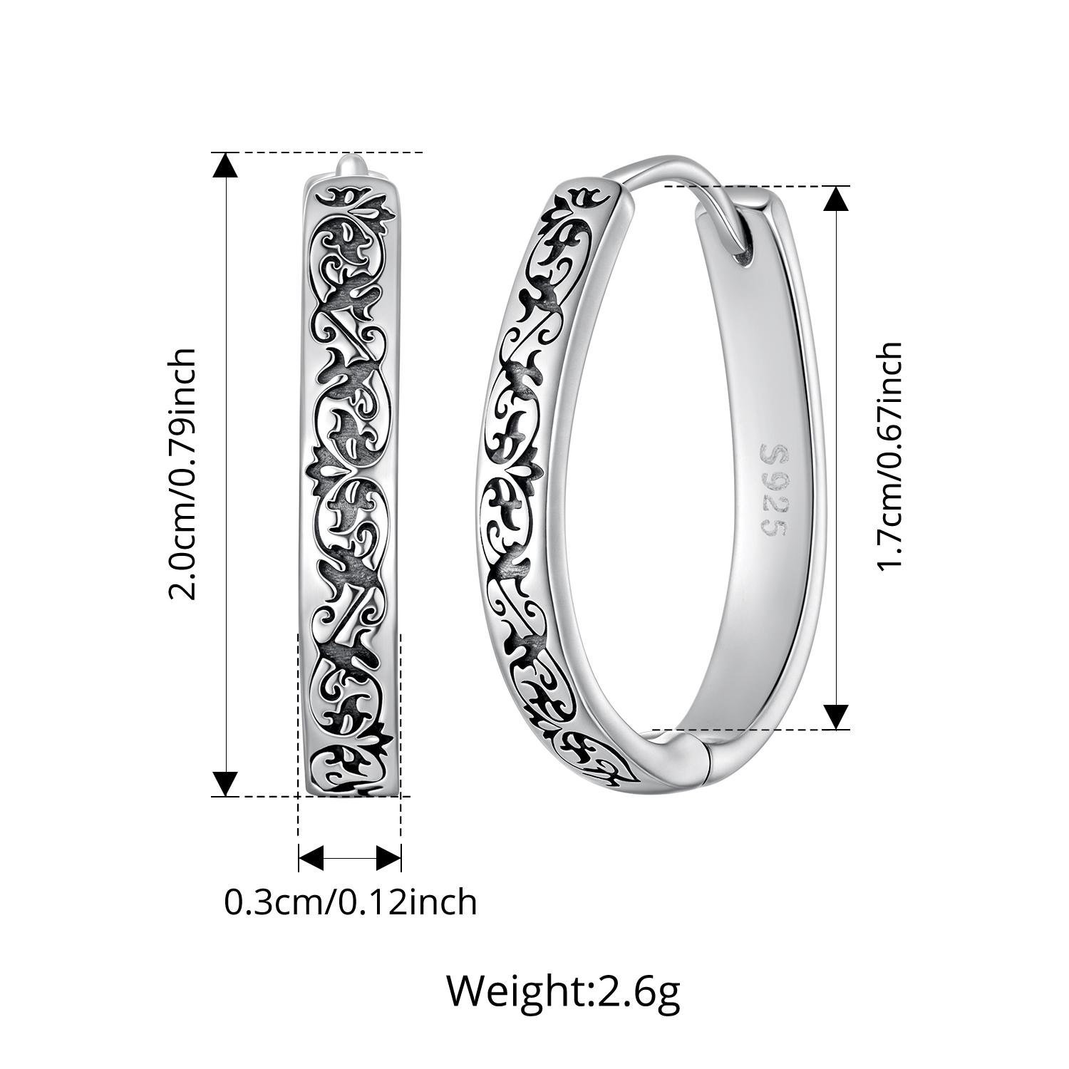 BAMOER 925 Sterling Silver Vintage Pattern