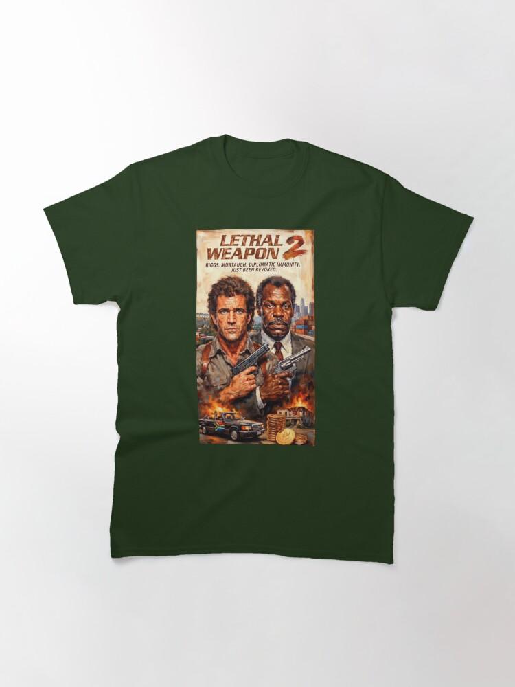 Lethal Weapon Lethal Weapon 2 Buddy Cop Fine Art Tribute Classic T-Shirt
