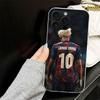 L-Lamine Y-Yamal 19 Hülle für iPhone 13 12 Mini 11 Pro Max Weiche Handyhülle X XS XR 7 SE 8 Plus 6 6S 5 5S Silikon Schwarze Capa