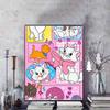 Disney Diamond Painting 5D DIY Kitty Adventure Illustration Art Mosaic Embroidery Decoration Cross Stitch Gift