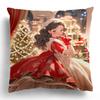 Christmas Decoration Kawaii Disney Elsa Princess Decorative Pillowcase Living Room Cushion Cover Room Decoration Christmas Gift