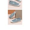 Summer New Openwork Women's Shoes Breathable Casual One-foot Mom Shoes Lightweight and Comfortable Mesh Middle-aged and Elderly Slip-ons
