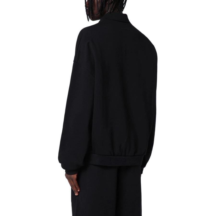 Fear of God Essentials Fleece Πόλο Μαύρο Ανδρικά Τοπ 192BT244390F