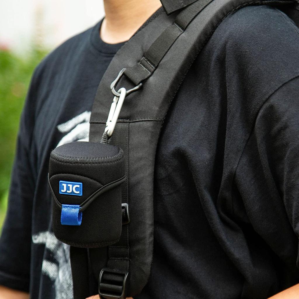 JJC Mirrorless Camera Lens Bag for Canon RF 16mm 35mm IS STM FE 50mm Nikkor Z and Other Mirrorless Camera Lenses X 78 X 78mm In Neoprene with