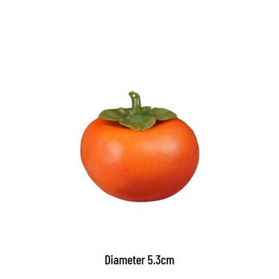 Realistic Artificial Persimmon Decorative Model