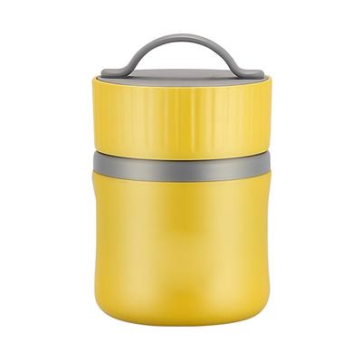Insulation Soup Cup Porridge Milk Sealed Breakfast Lunch Box Gift 304 Stainless Steel PP Plastic