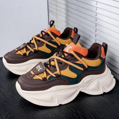 Summer Men's Thick-soled Dad Shoes Sports Casual Shoes Fashionable All-match Men's Shoes