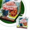 Flower Fruit Mountain Tree House 3d Sticky with Dustproof Acrylic Cover