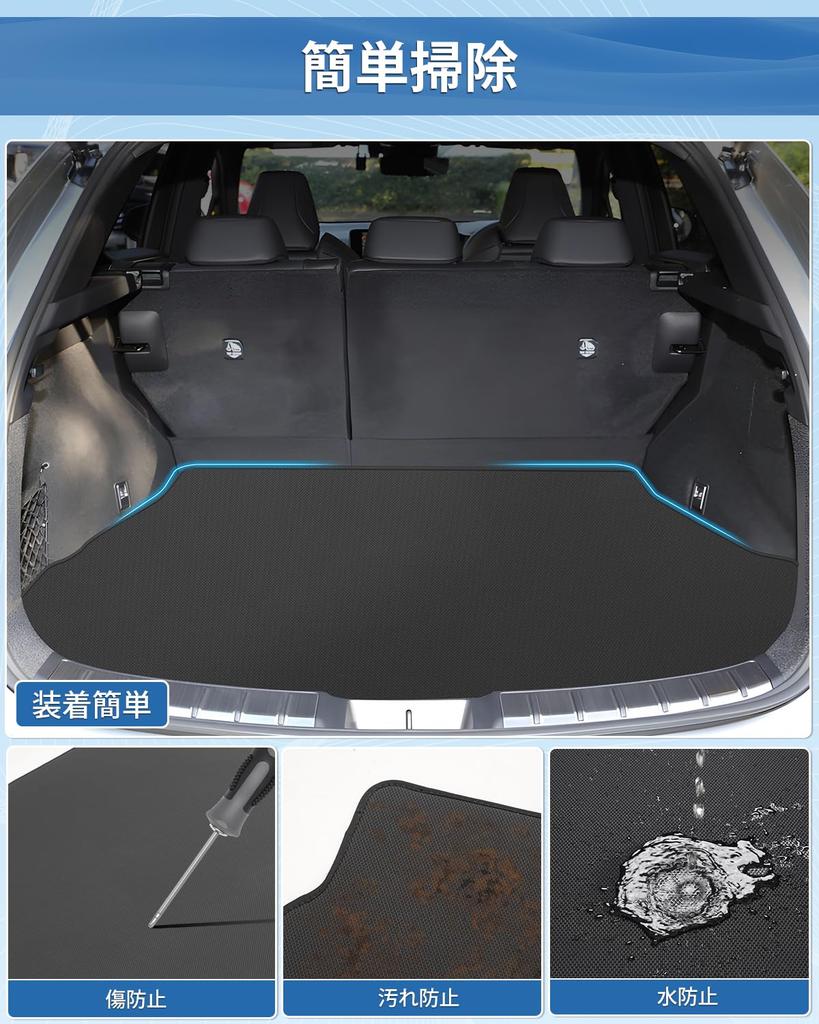 Mixsuper Compatible with New Lexus NX 2D Trunk Luggage Mat with Lexus NX 2021 Luggage Waterproof PVC Rollable Abrasion Stain Easy Genuine Replacement