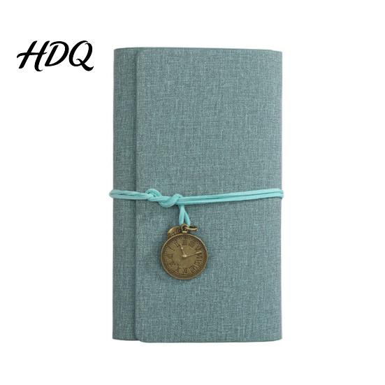 Thick Paper Notebook A6 Faux Leather Journal Notebook 6 Ring Loose Leaf