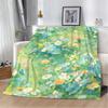 Flowers Will Bloom for You Kid's Blanket King Size Home Interior Fluffy Soft Blankets &amp; Throws Bed Throw Knitted Plaid Knee Nap