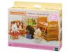 Famílias Sylvanian 5338 quarto infantil rural com beliche 3+