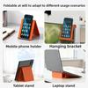 A Silicone Phone Stand, a Desktop Phone Holder That Can Be Creatively and Flexibly Folded and Transformed for Easy Storage