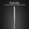 In-Stock Sharp A-Type Eyebrow and Nose Hair Scissors - Stainless Steel Makeup Tool with Pointed Tips