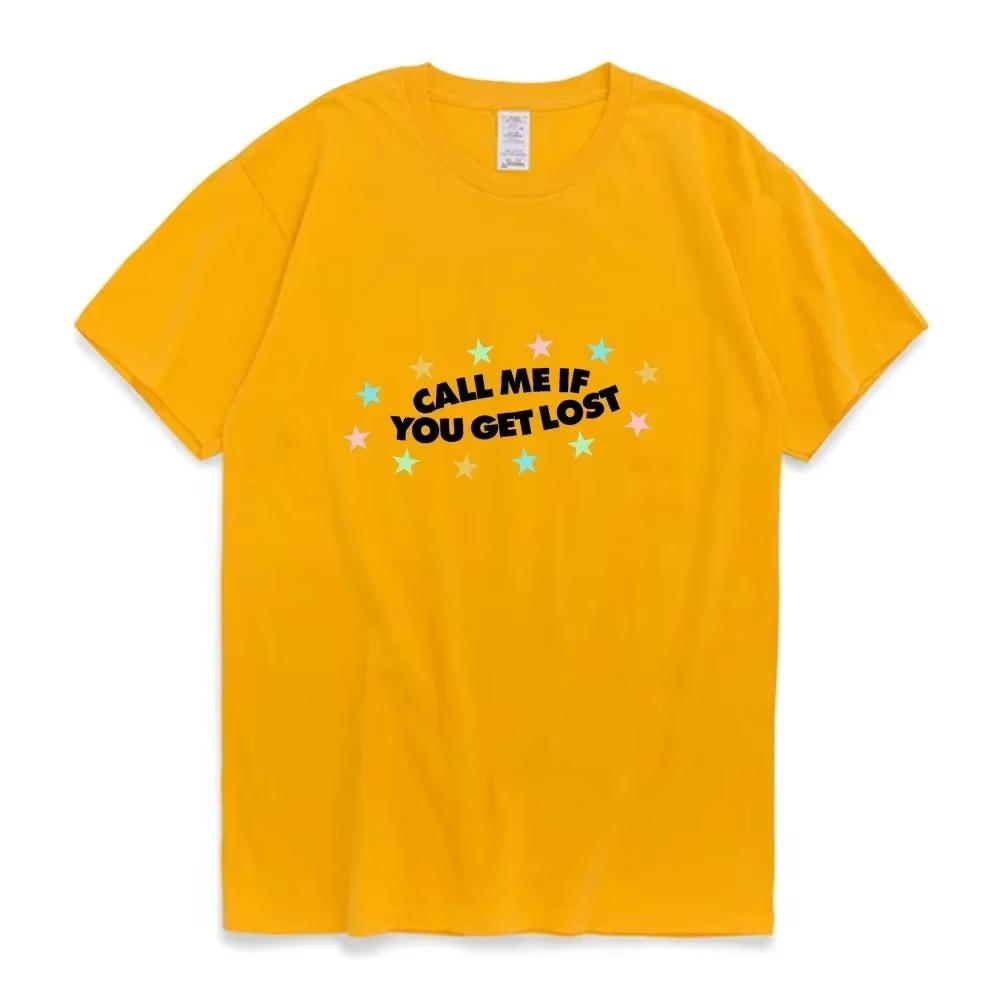 Funny Men's T-shirts  Print Cotton Crew Neck Short Sleeve Fashion T-Shirts Oversized Men Clothing
