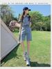 2024 Women's High-Waist Wide-Leg Denim Shorts – Slim, Loose, 5-Point Fit