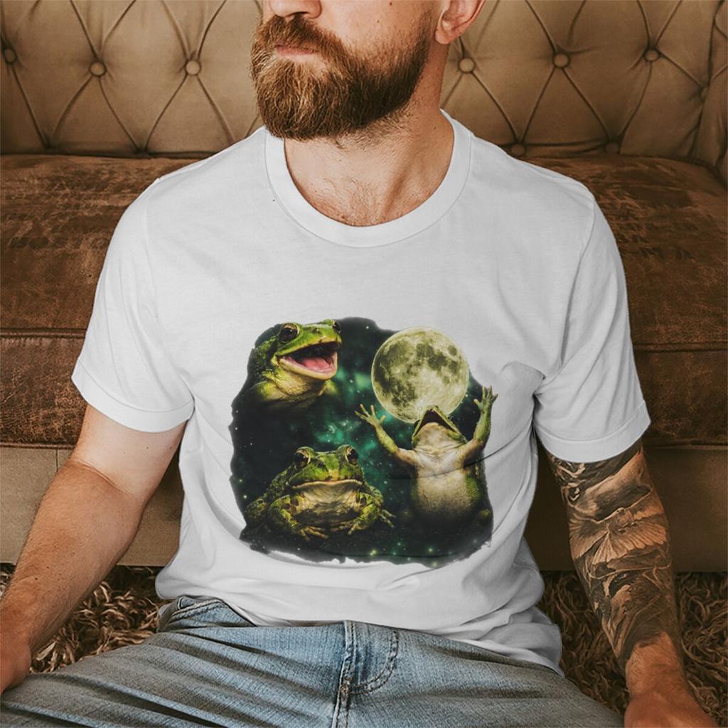 Vintage Pigeon And Moon Print Tshirt Unisex Unisex Pigeon Lover Gift Tshirts Casual Short Sleeve Meme Animal Fun T Shirt
