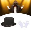 Party Magician Accessory Bundle Includes Cape Hat Wand Bows Tie for Cosplay Fun