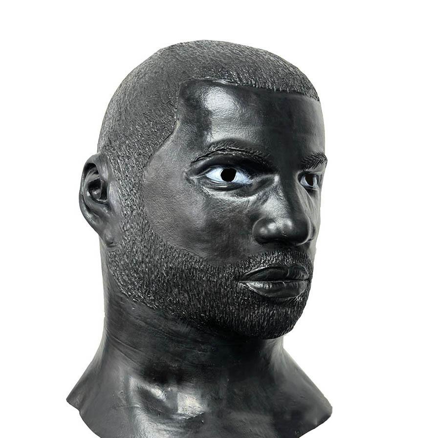 Schwarze Bruder Latexmaske