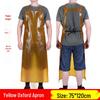 RongAnDun Waterproof Oil-Proof Bib Apron with Sleeves
