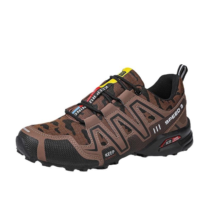 Men's Shoes Hiking Shoes Autumn New Breathable Mesh Sneakers Outdoor Hiking Wading Travel Shoes Climbing Shoes Large Size