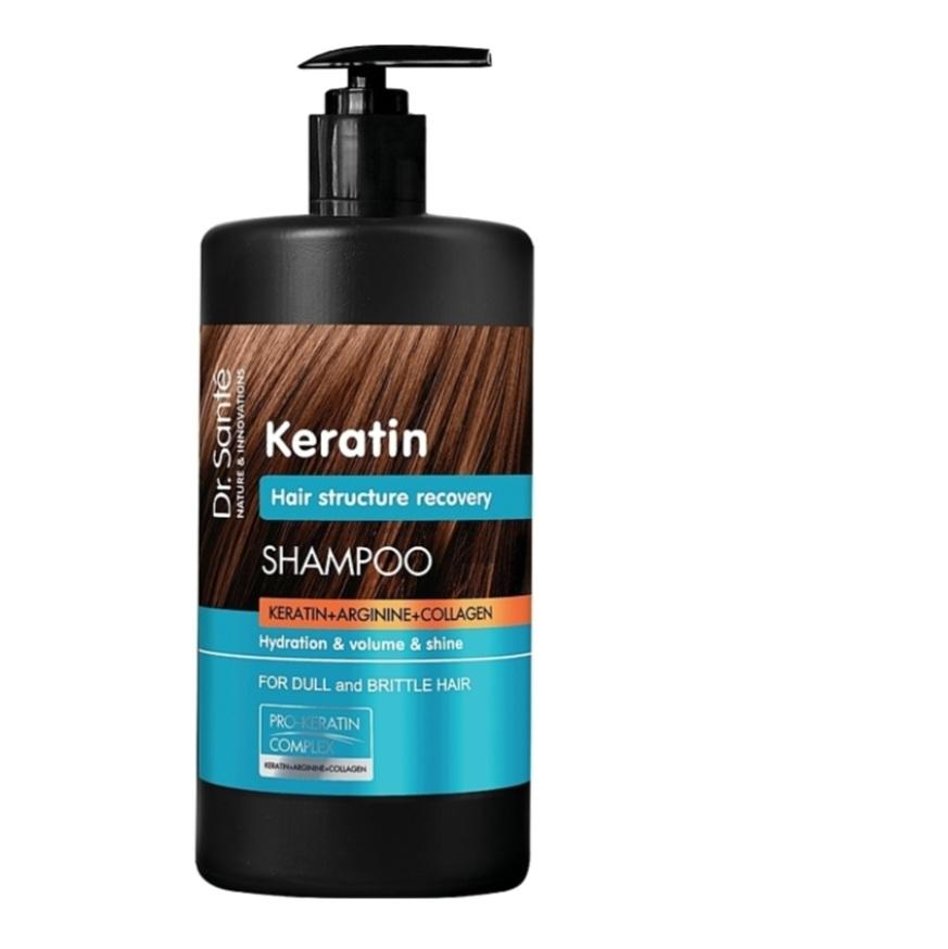 Keratin Shampoo for dull and brittle hair Dr.Sante Keratin Shampoo 250ml.