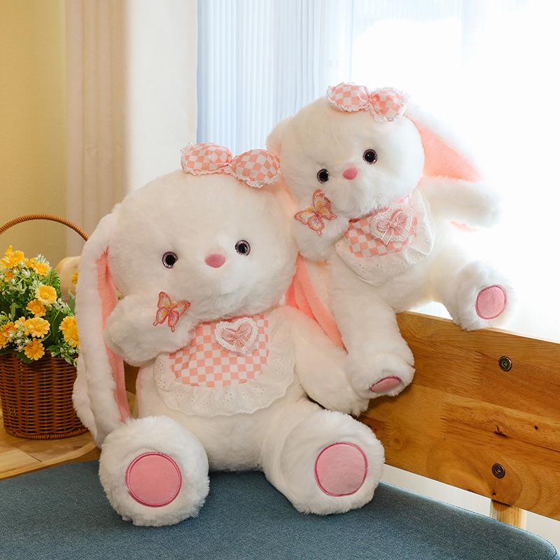 Cute Rag Doll Good Night Sweetheart Lop-eared Rabbit Plush Toy Doll Girl Throw Pillow Children Doll Gift