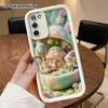 Phone Case: 2D flat, suitable for Samsung Galaxy A34 A35 M05 M06 S20 S22 S21 FE Plus 5G, Mushroom Elf Cottage, perfect Christmas and Halloween holiday