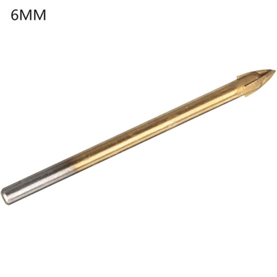 6 8 10 12mm Tungsten Carbide Cross Spear Head Drill Bit Tile Glass Ceramics