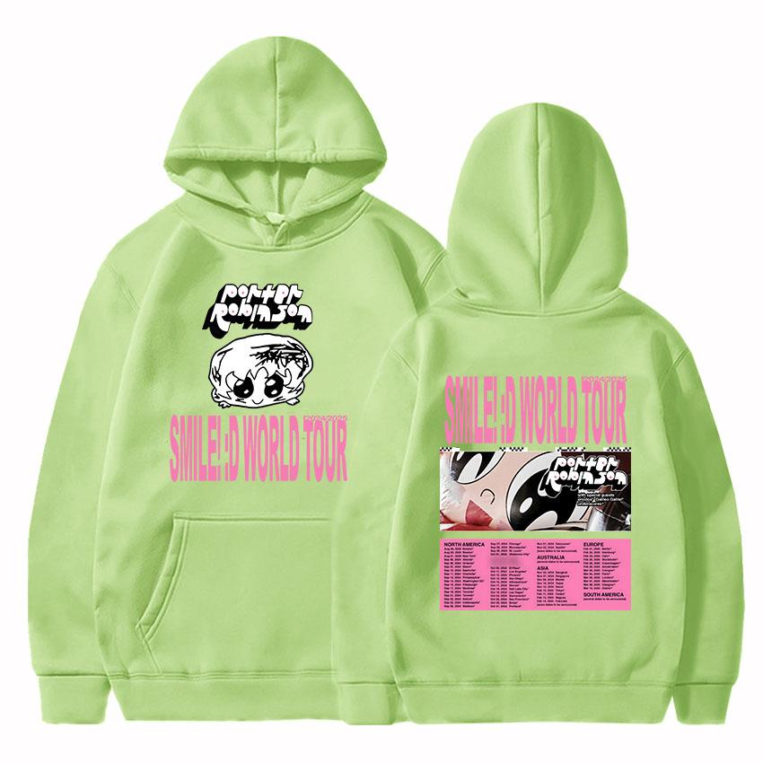 Women Clothes Porter Robinson Smile World Tour 2024/2025 Hoodies Sudaderas Para Mujer Long Sleeve Graphic Printing Sweatshirts