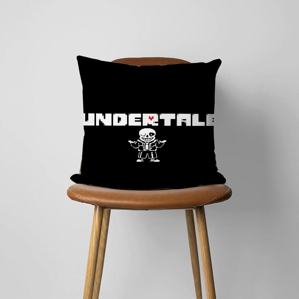 Cool Game Undertale Sans cushion cover For Bedroom Car Coffee Shop Room and Living Room Sofa Decorative PillowCover
