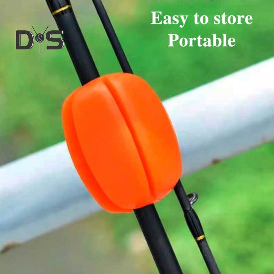 2/3Pcs Fishing Rod Fixed Ball 4/5/8/9/10MM 5 Holes Scratch Free Reusable Fishing Pole Protector Clip Fixing Tools Fishing Accessories