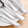 4/5pcs Luxury Plated Flatware Set Stainless Steel Cutlery Set Elegant 18-10 Steel Heavy Weight Flatware Tableware Mirror Cutlery