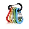 6Pcs Aluminum Alloy Carabiner Keychain Outdoor Camping Climbing Snap Clip Lock Buckle Hook Fishing Accessories Set