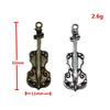 Musical Charms Multi Color Alloy Guitar Pendants For Music Themed Jewelry Making