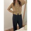New ArrivalS Open Run Women S Mohair Knit Cardigan Round Neck Button