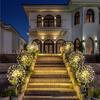 #F Solar Ground Light Automatic Switch Fireworks Landscape Lighting for Home Gar